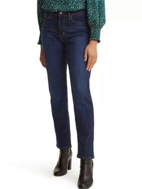 Levi's Middy Straight Jeans Dark Wash Size 27